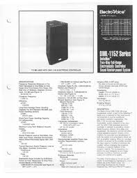 Electro-Voice DML-1152 Series
